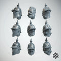 Prussian Dieselpunk Veteran Heads Bits (10)