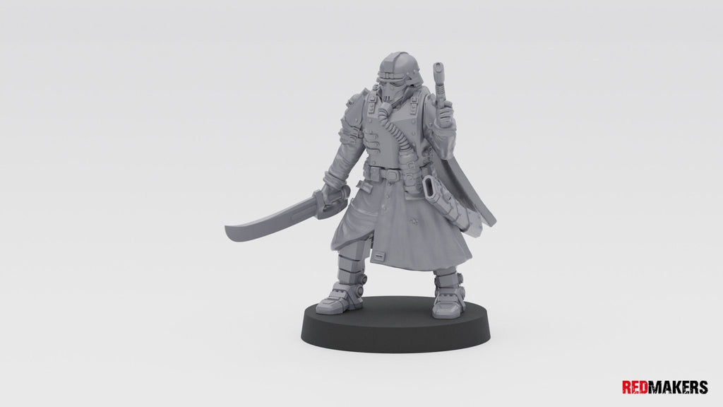 Death Division Lieutenant (1) - Resin Miniatures - ProxiesAU