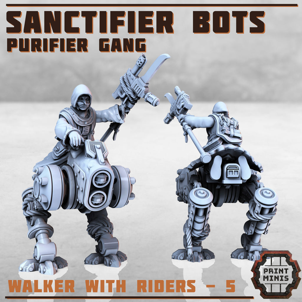 Purifier Gang Bot Riders (3 or 6)