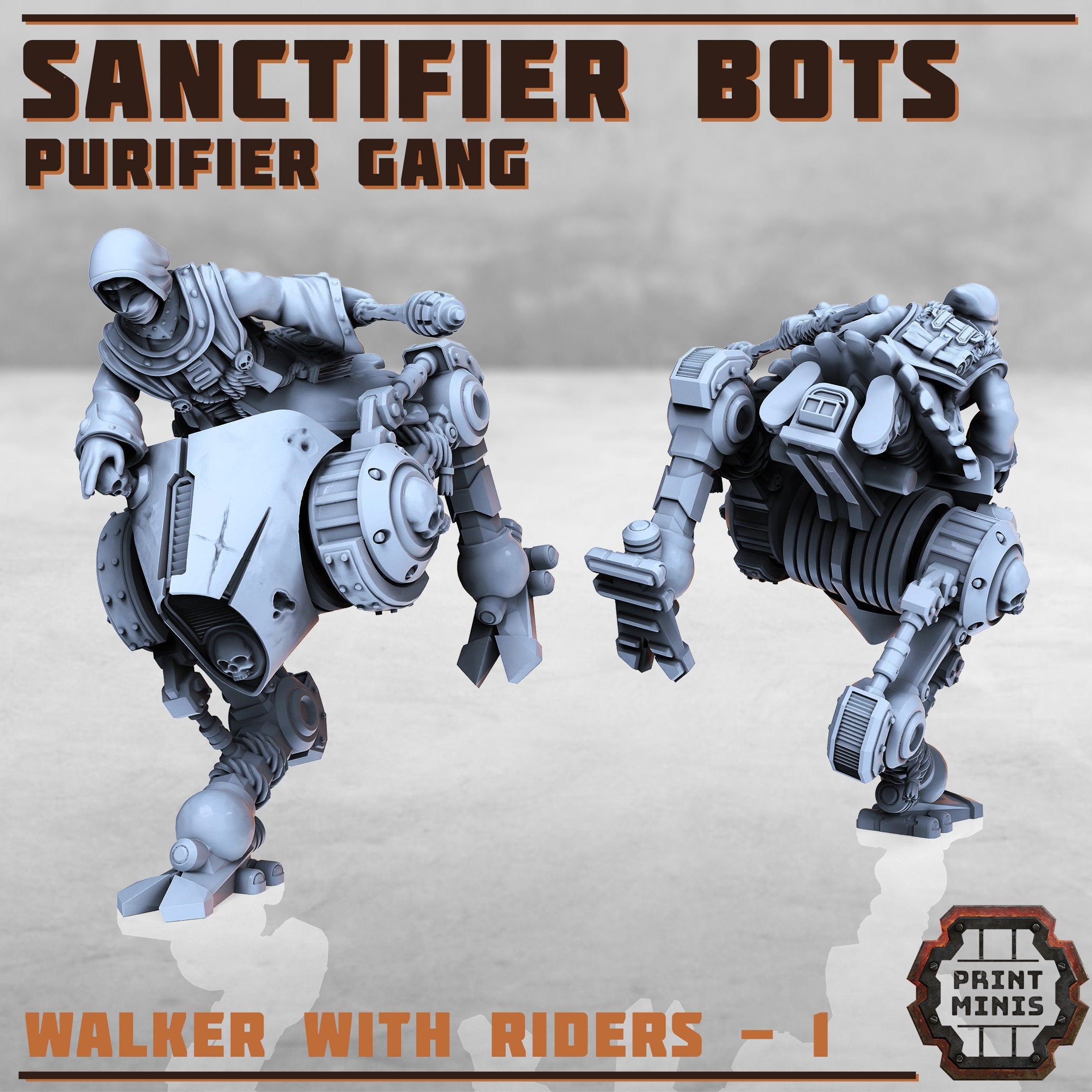 Purifier Gang Bot Riders (3 or 6)