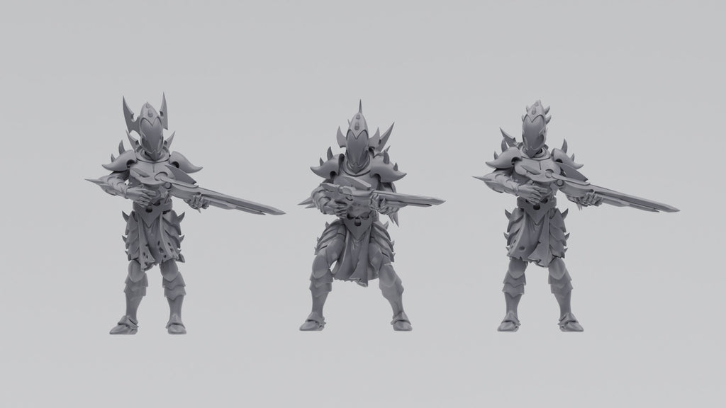 Dark Space Elf Cult Warriors (10)