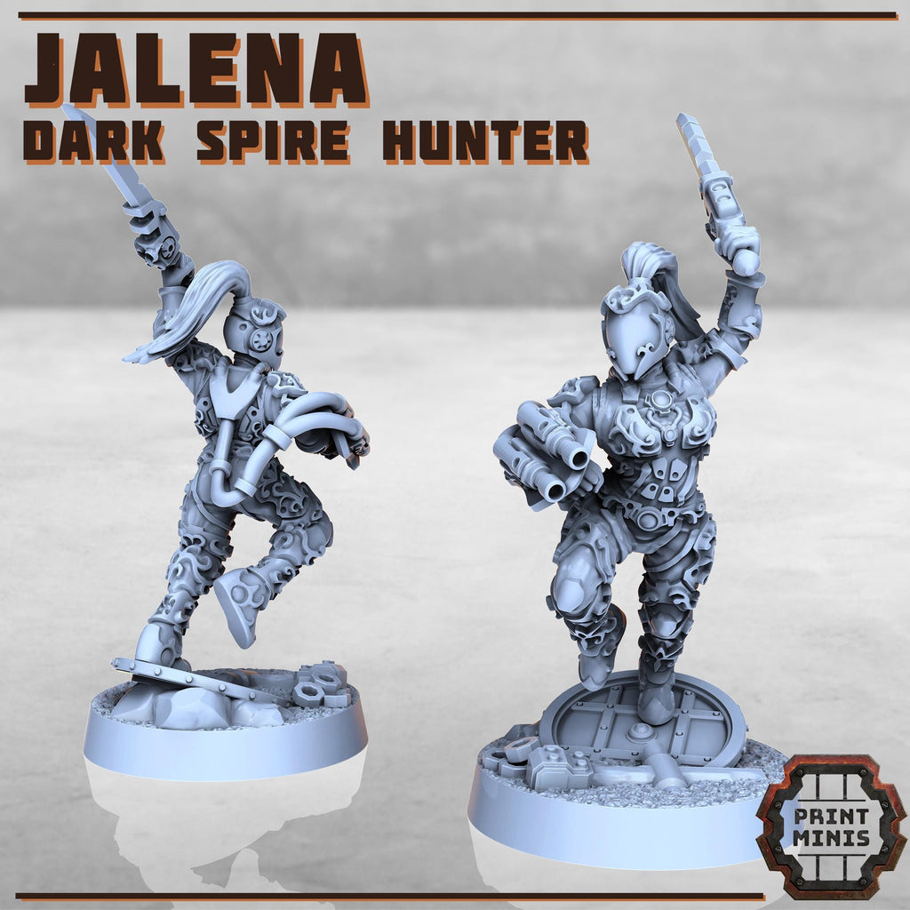 Dark Spire Hunters (4) - Resin Miniatures - ProxiesAU
