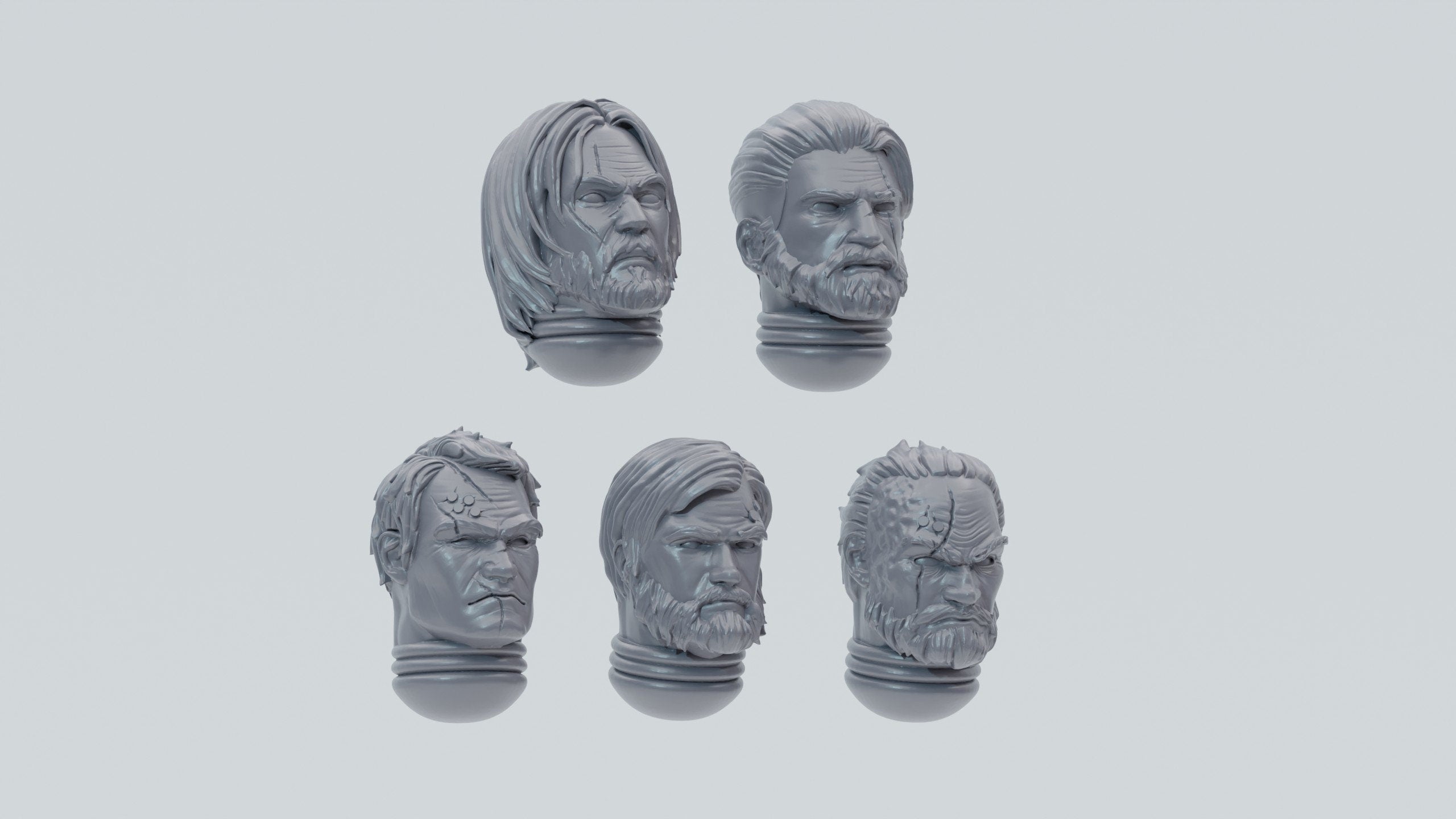 Legendary Hero Heads (10)