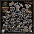 Iron Whiskers Ratmen Core Football Team (17) - Resin Miniatures - ProxiesAU