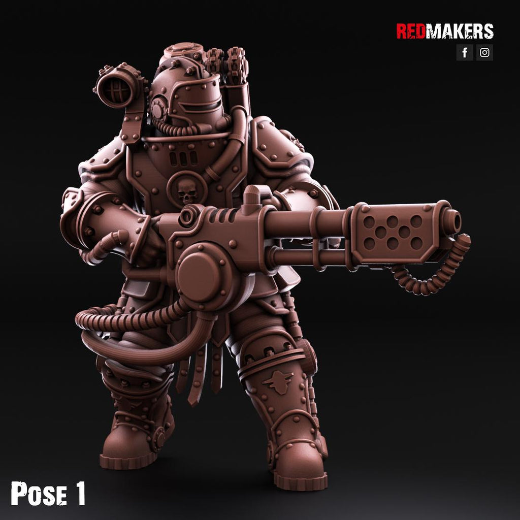 Solar Guard Heavy Flamer Squad (10)