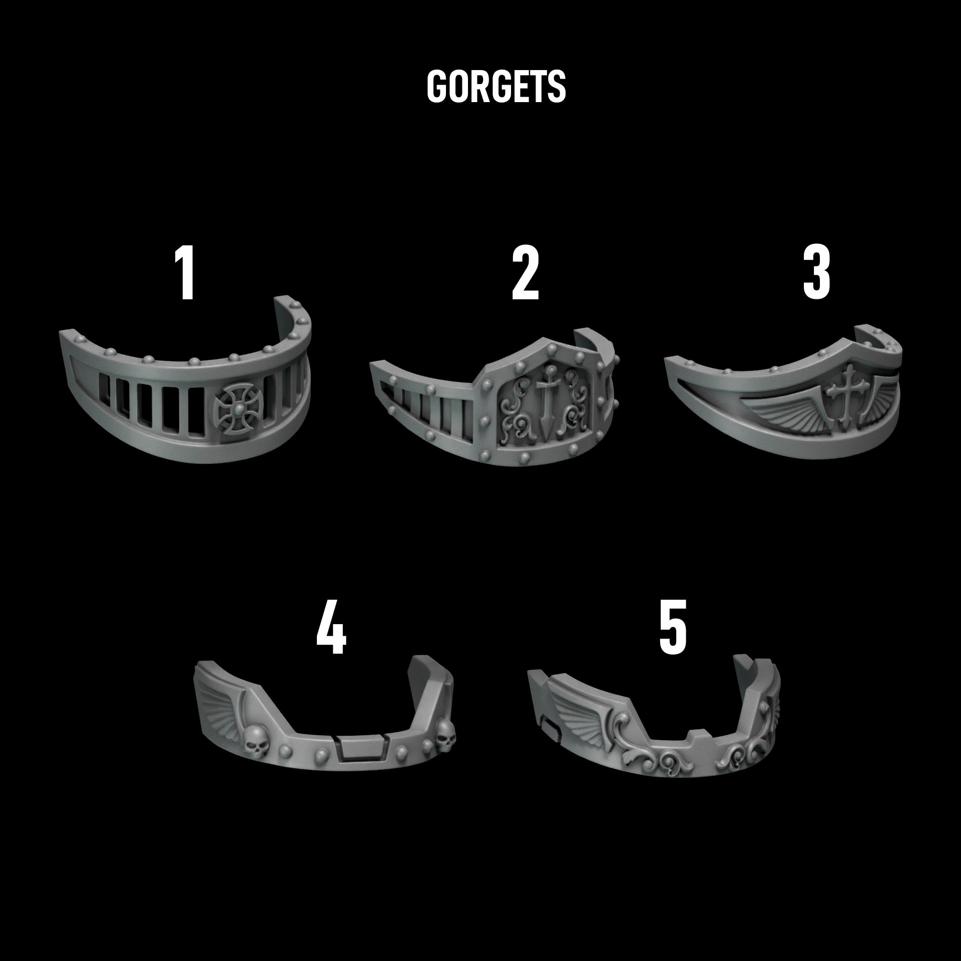 Eternal Pilgrim Big Gorgets and Shins (9pcs)