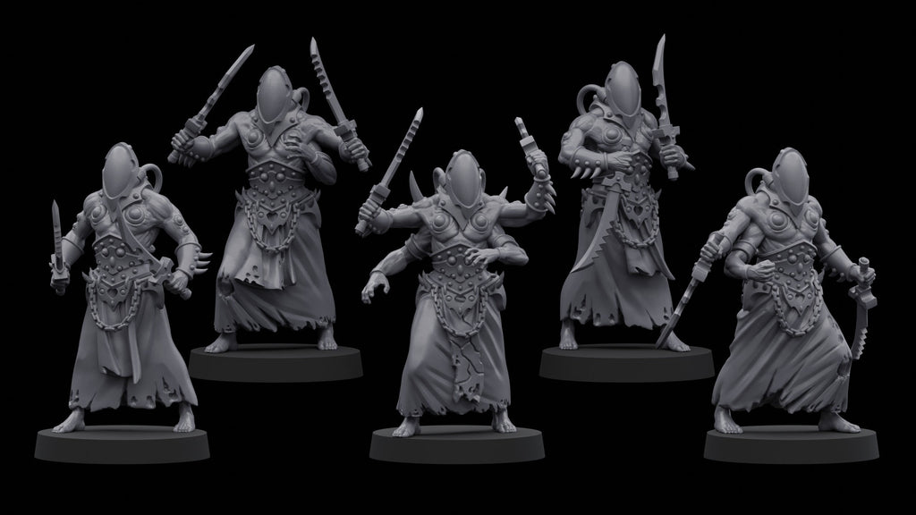 Dark Space Elf Flayers (5)