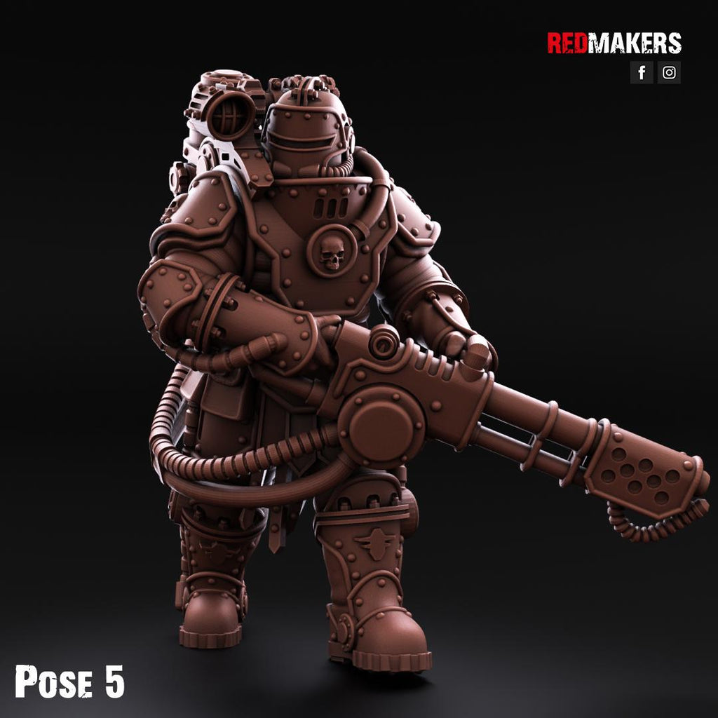 Solar Guard Heavy Flamer Squad (10)