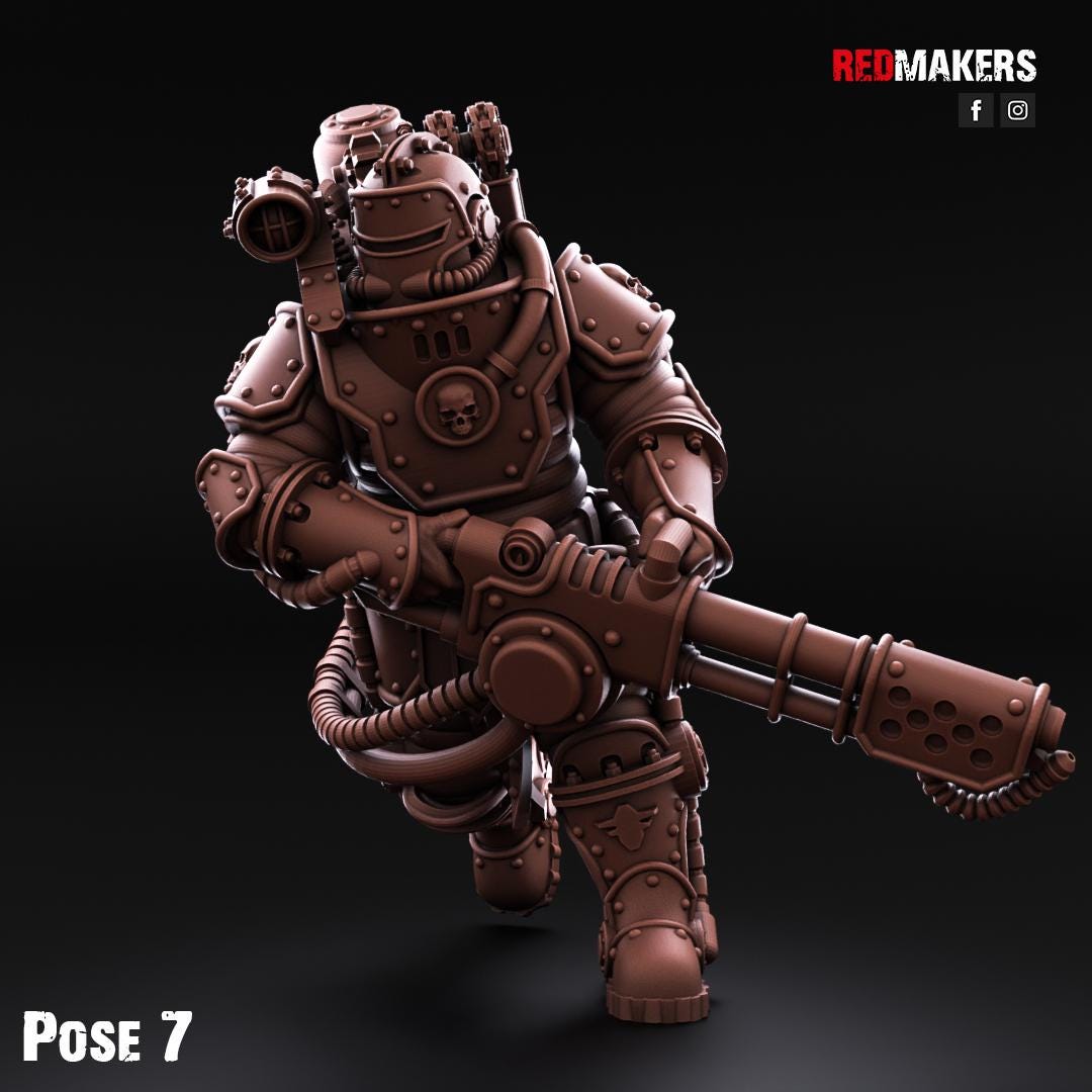 Solar Guard Heavy Flamer Squad (10)