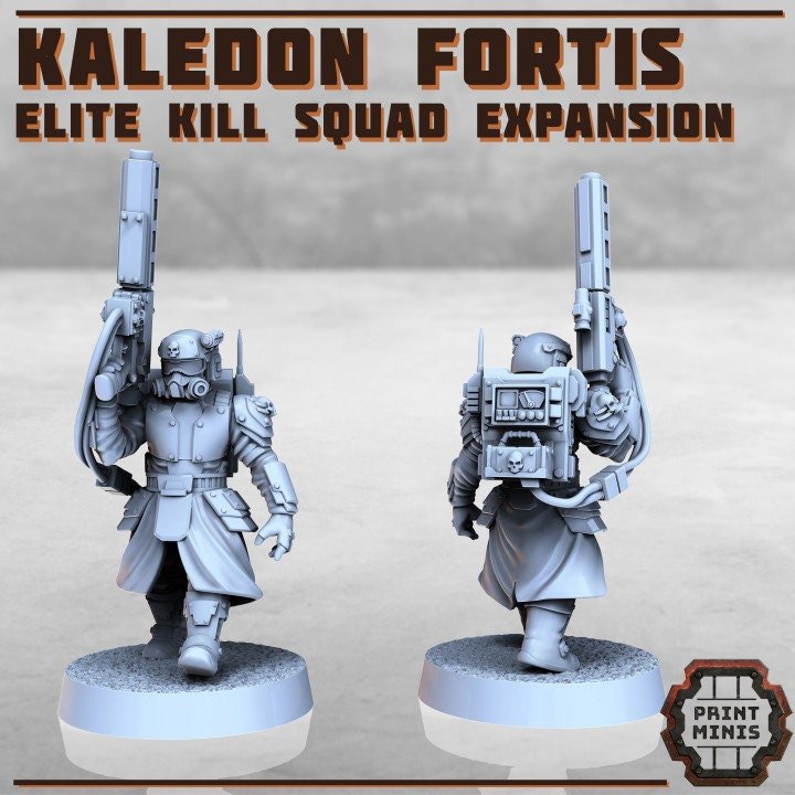 Kaledon Fortis - Kill Squad Expansion (5) - Resin Miniatures - ProxiesAU