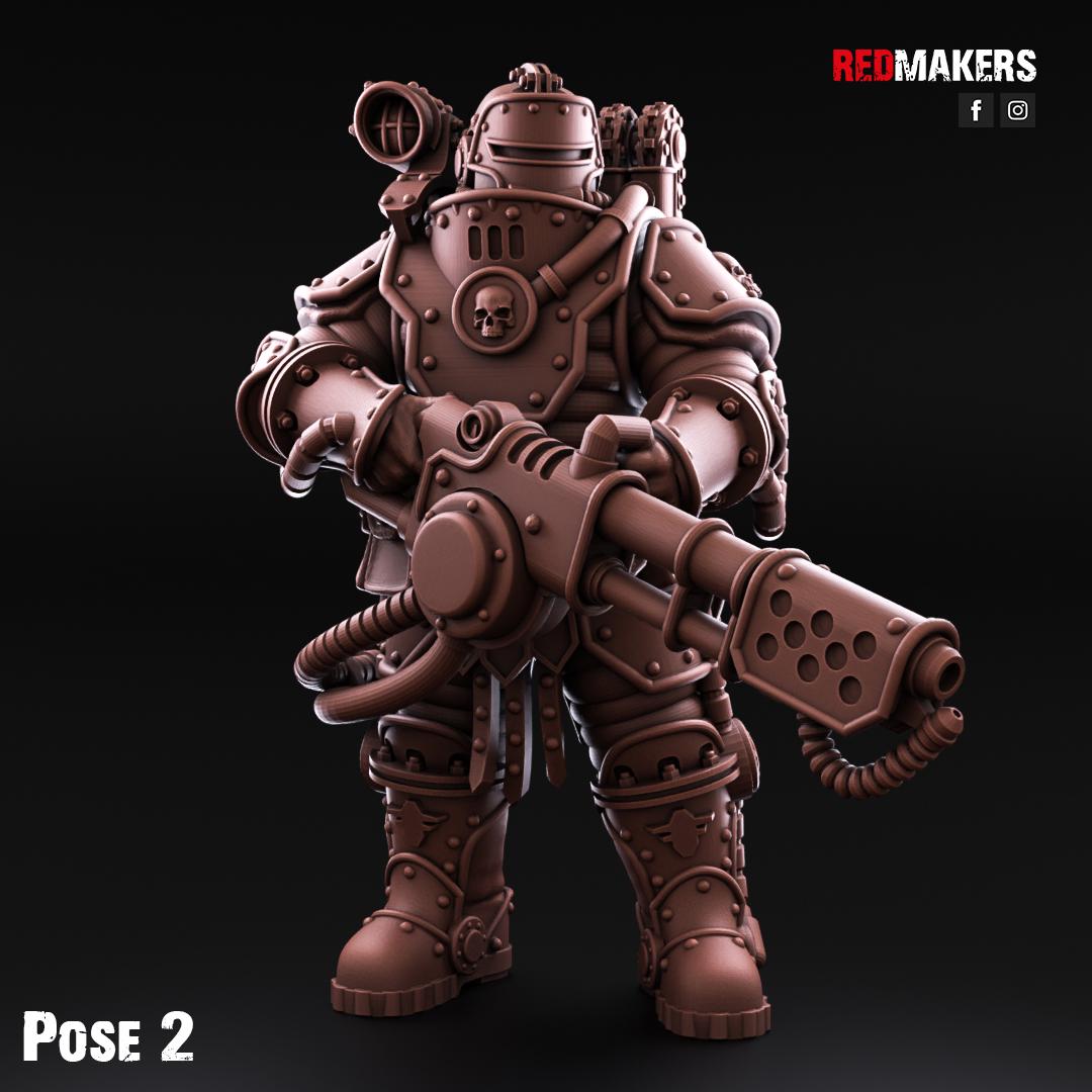 Solar Guard Heavy Flamer Squad (10)