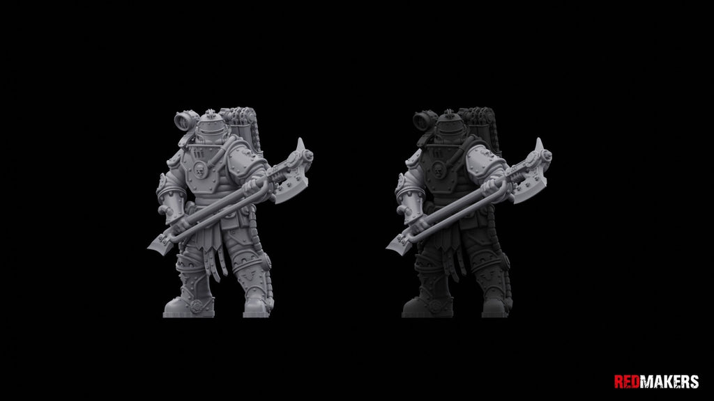 Solar Guard Axe Squad (10) - Resin Miniatures - ProxiesAU