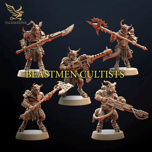 Beastmen Cultists Kill Squad - Expansion Set (5) - ProxiesAU