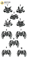 Crimson Lords Jet Packs (5) - Resin Bits - ProxiesAU