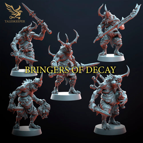 Bringers of Decay - Set 1 (5) - Resin Miniatures - ProxiesAU