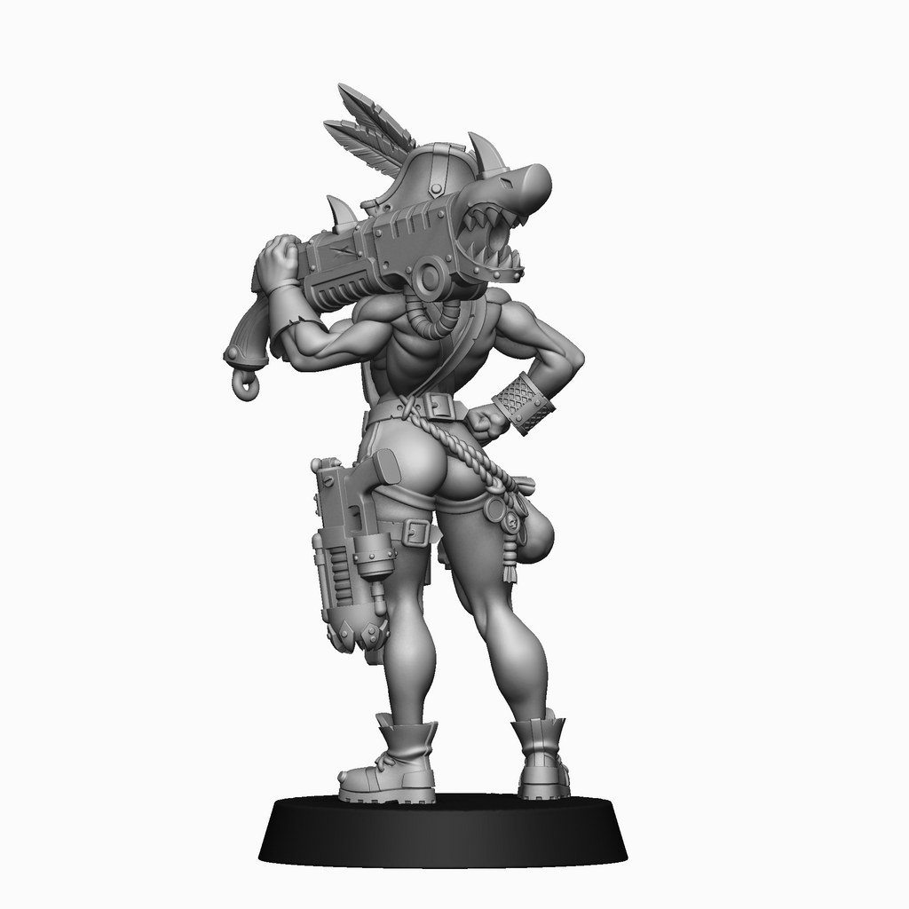 Space Orc - Pirate Lady Mechbat