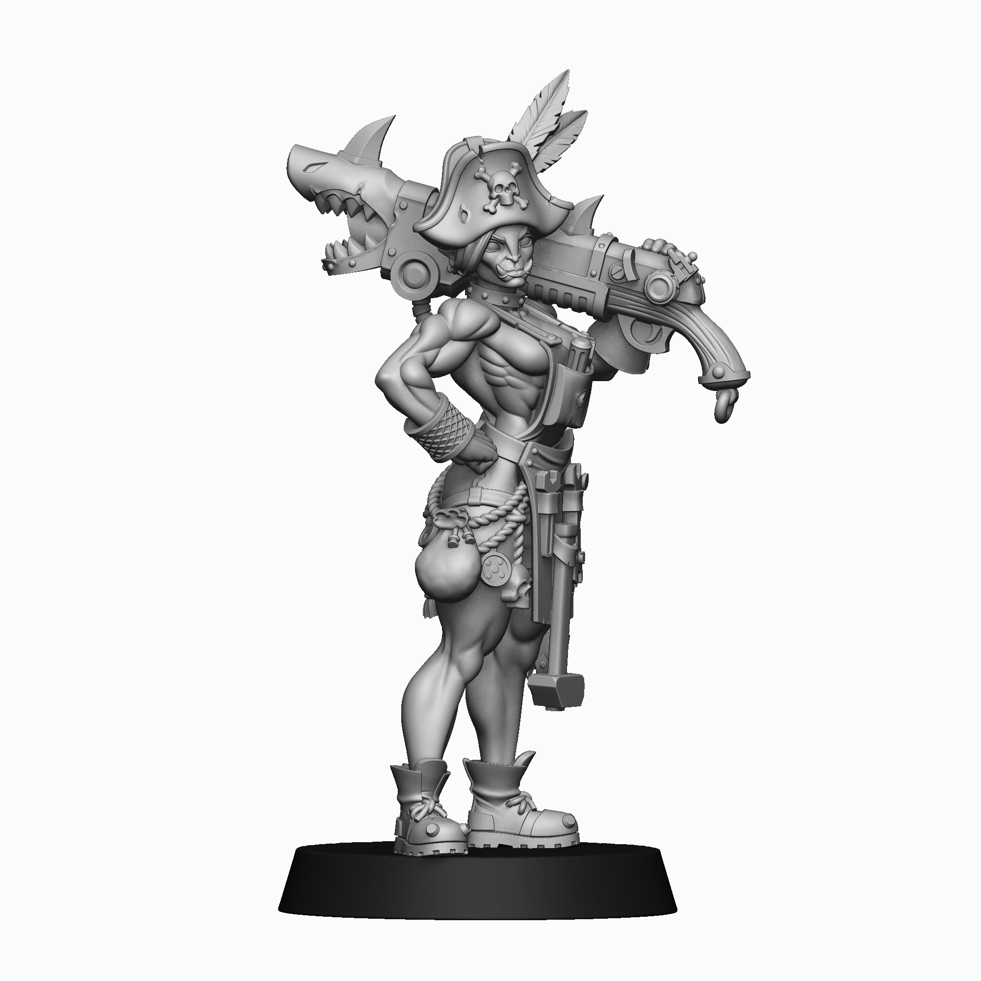 Space Orc - Pirate Lady Mechbat