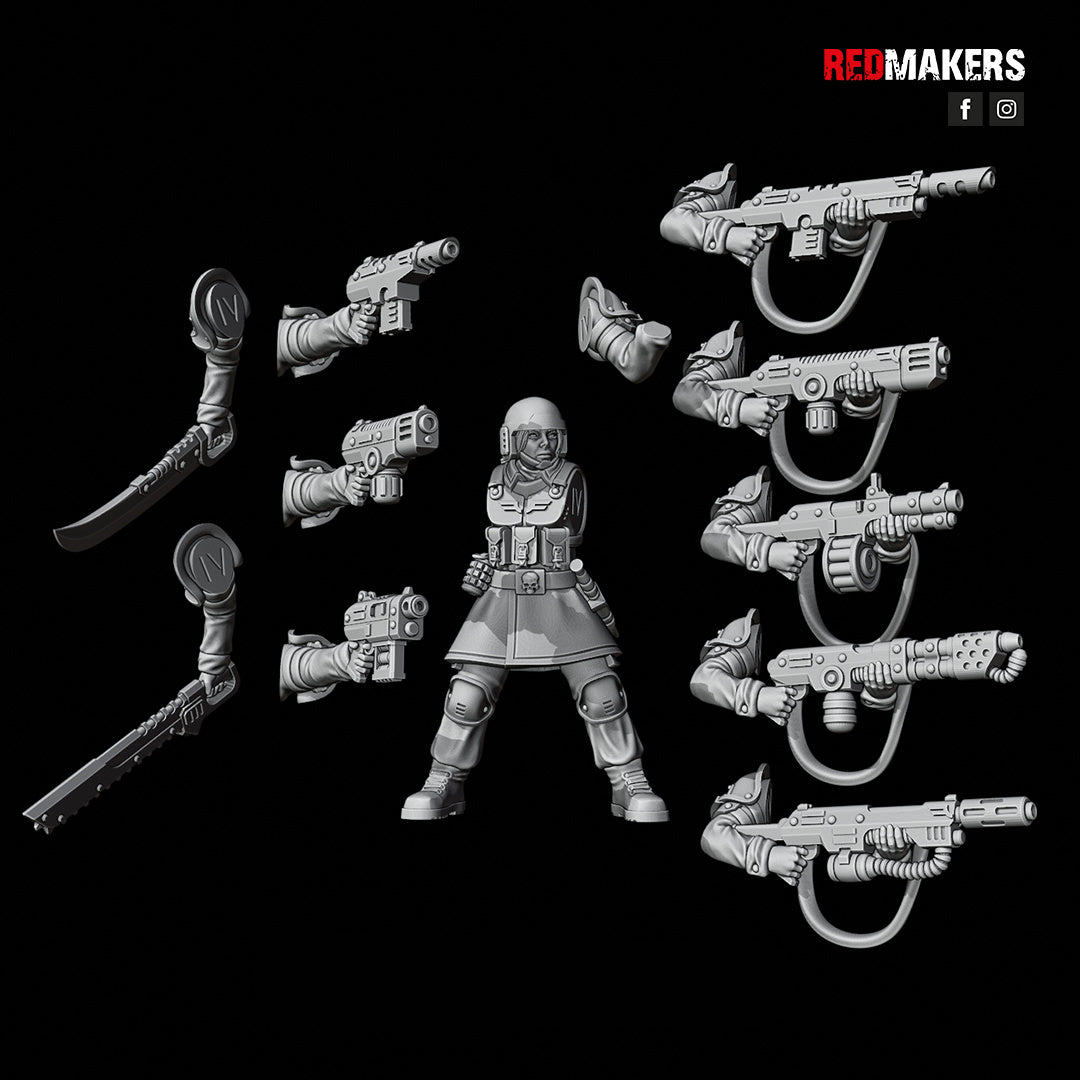 Imperium Female Shock Command Unit (5)